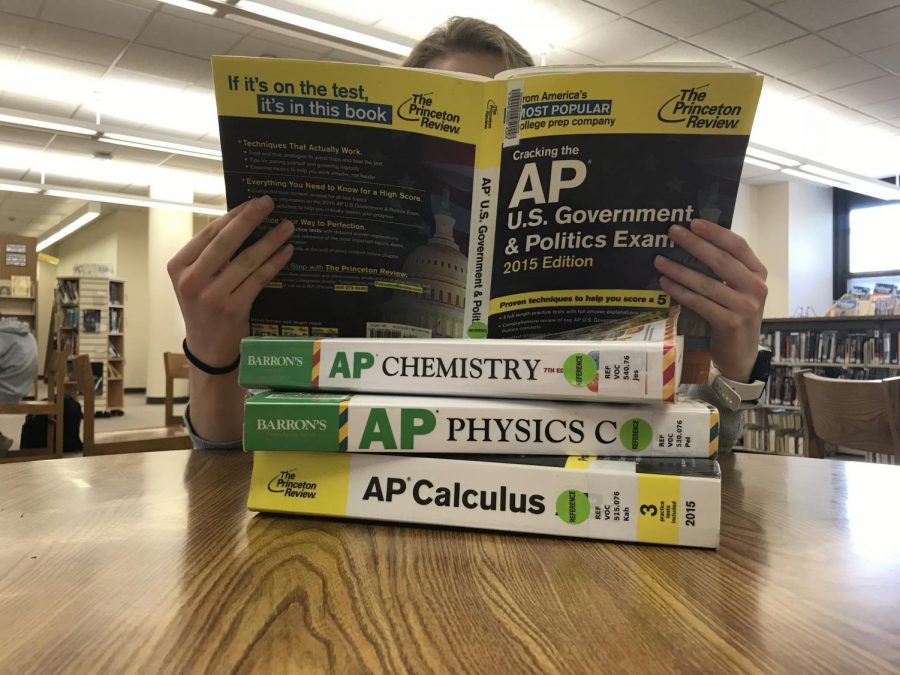 Staffer Lucy Gretsky attempts to study for four AP exams.