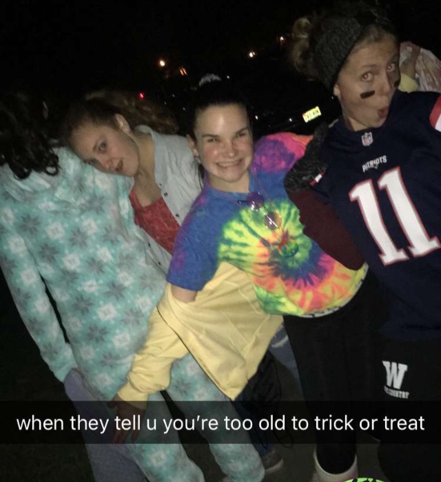Teens should stop  boo-ing  trick-or-treating