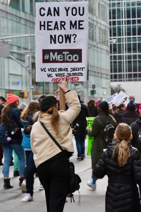 Thousands of women take to the streets to say #MeToo. 