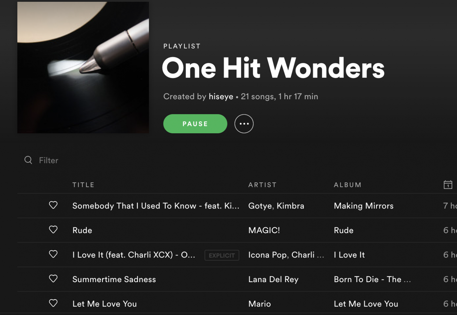 7 One-Hit Wonders