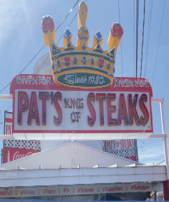 Pat’s has been a cheesesteak staple in Philly for 89 years. 