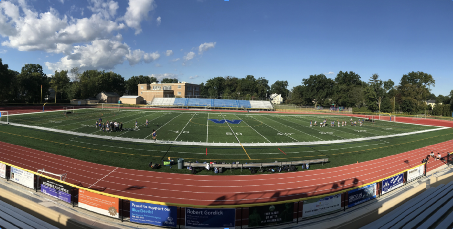 The view of the recently renovated Gary Kehler Stadium