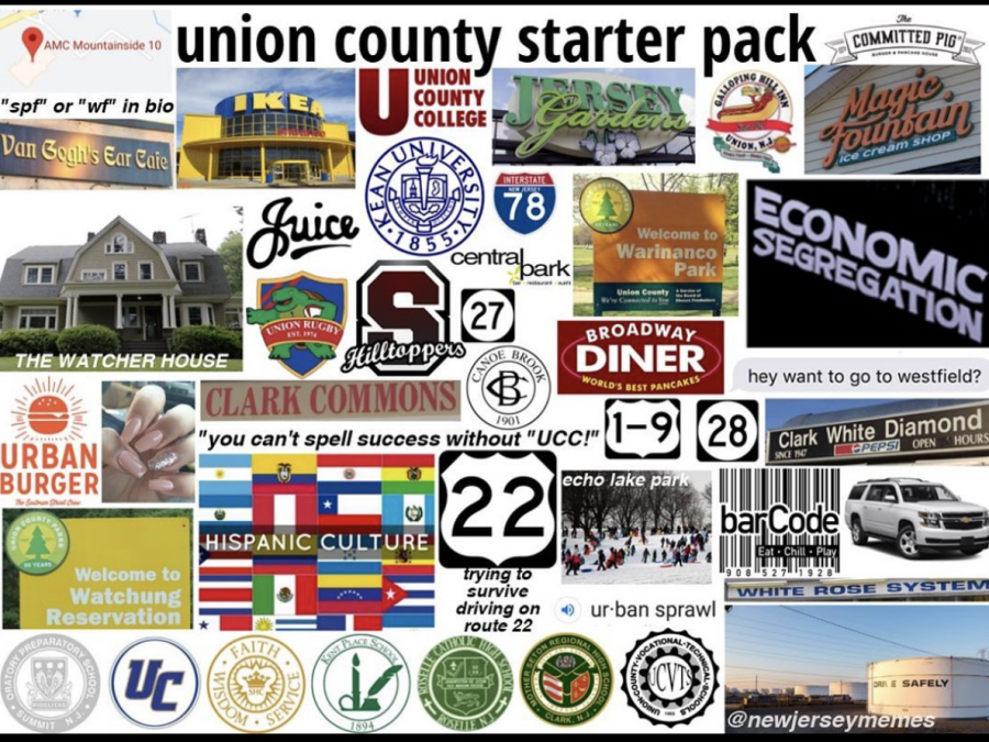 Union County starter pack from @newjerseymemes
