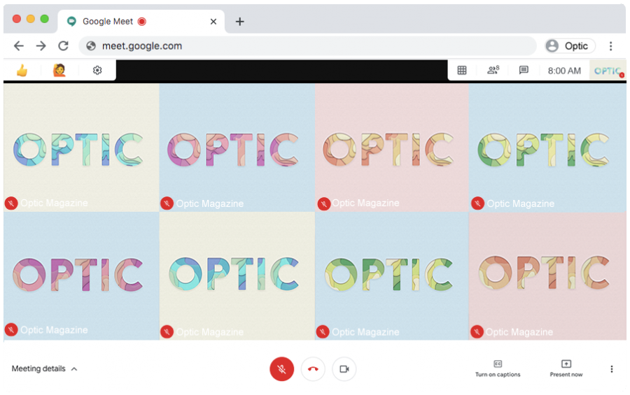 Optic Magazine logo art