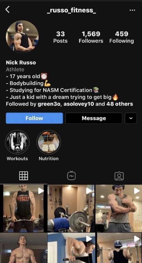 Nick Russos Instagram account.