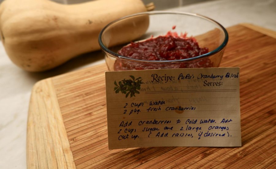 RuRu’s cranberry sauce