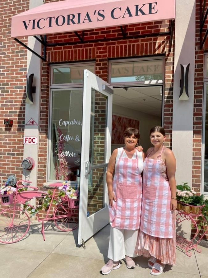 Victorias Cakes owner Victoria Marmet with her mother