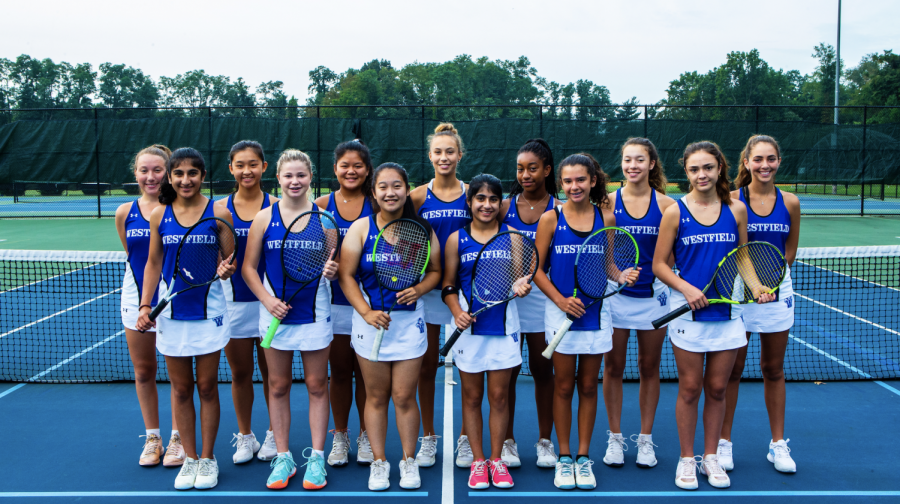 The 2021 Girls Tennis Team