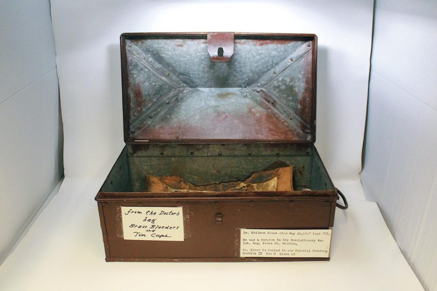 Westfield Doctor Philemon Elmer’s medical bag from the Revolutionary War 