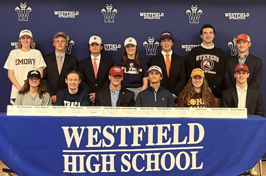 Athletes on signing day May 20