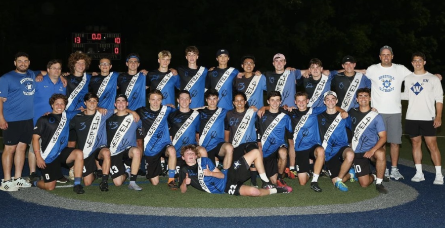 The Westfield Ultimate Frisbee team