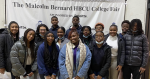 The Students of Color Club at the HBCU fair in November