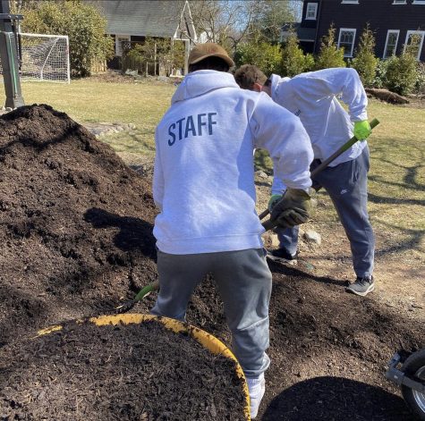 Teens working outside for Teen Assistant 