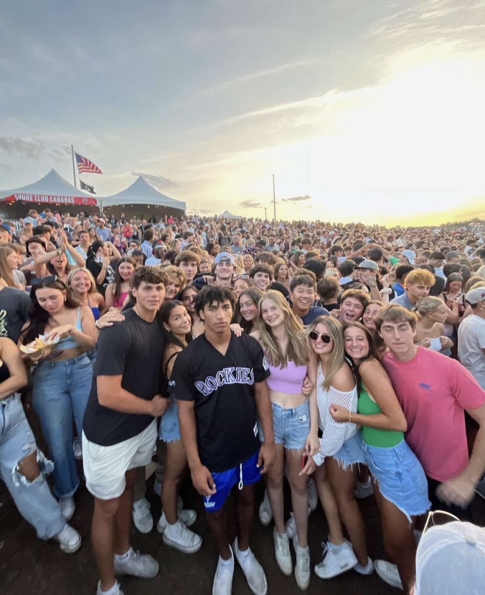 WHS students at the Snoop Dogg & Wiz Khalifa concert at PNC Bank
Arts Center on Aug. 2
