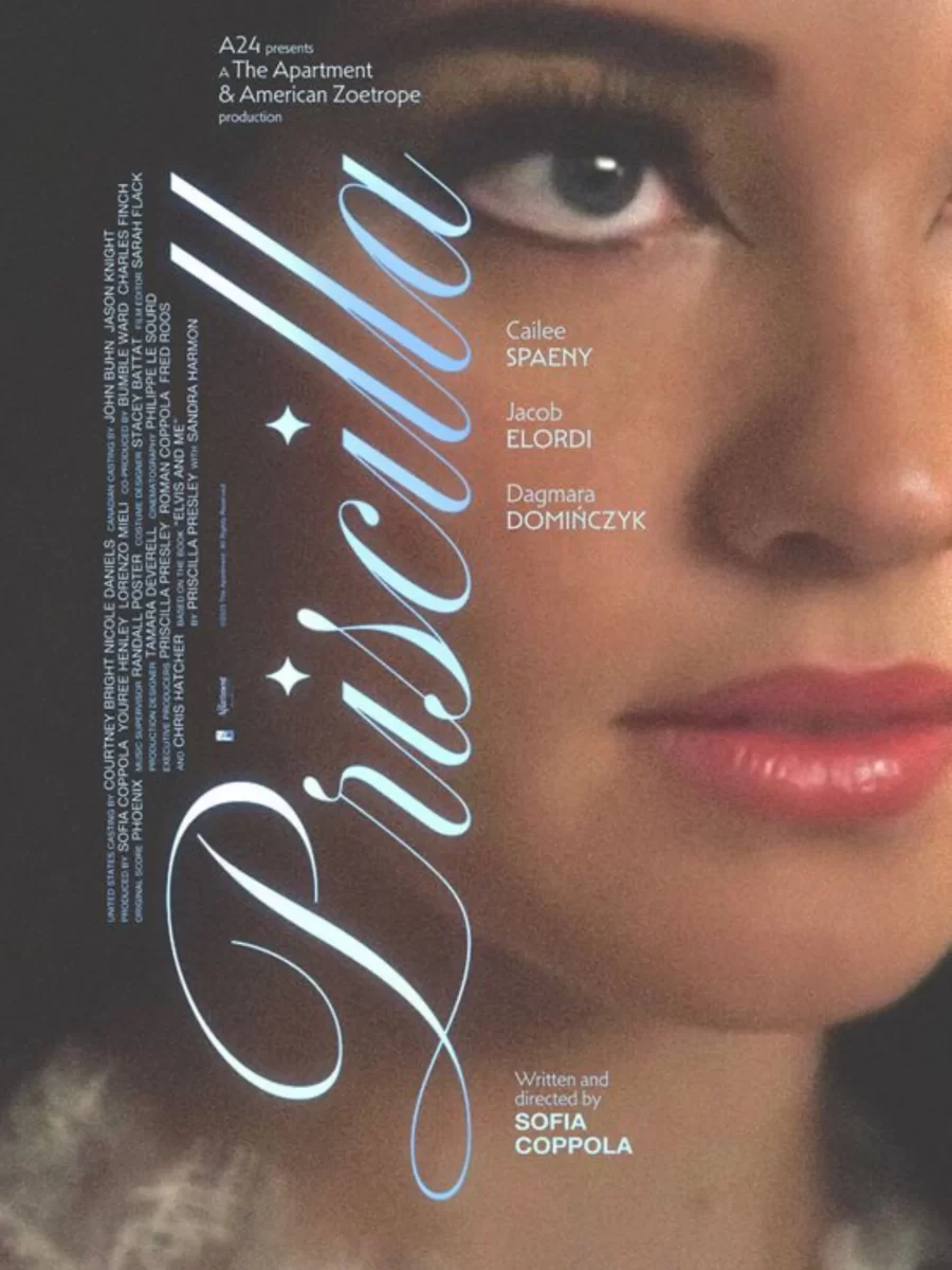 Priscilla movie cover by Sofia Coppola