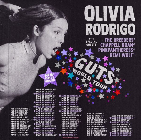 Olivia Rodriguo’s tour poster
