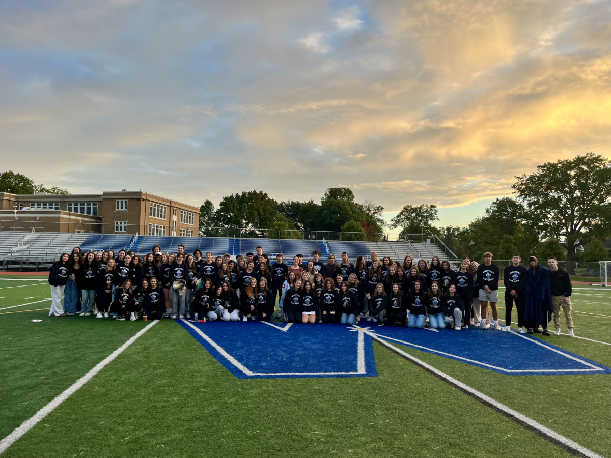 The senior class pictured at the senior sunrise on Oct. 2
