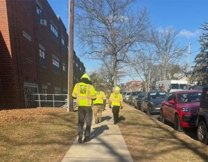 Lead testing team outside WHS