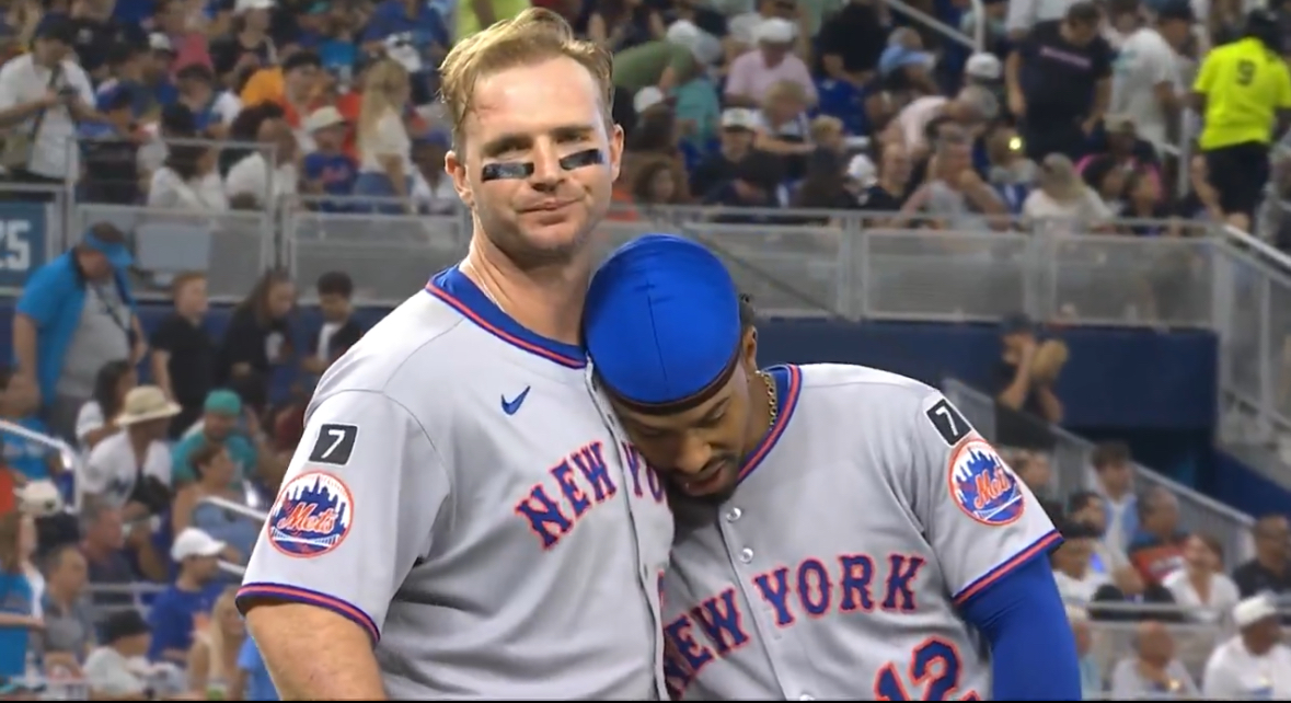 Francisco Lindor and Pete Alonso following elimination from postseason contention