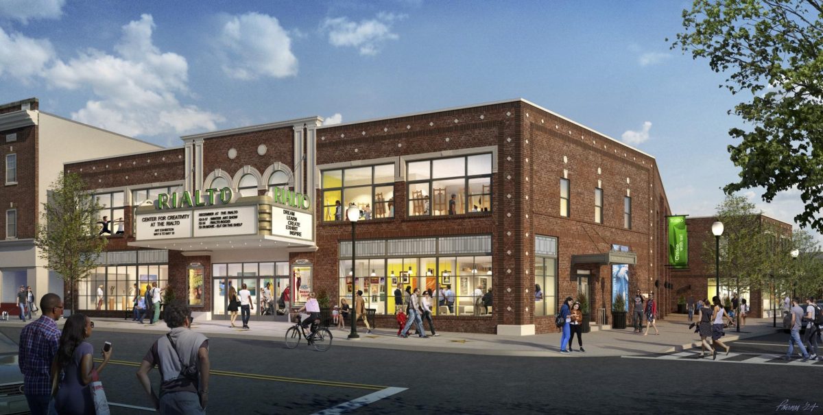 Rendering of the Rialto once renovations are complete