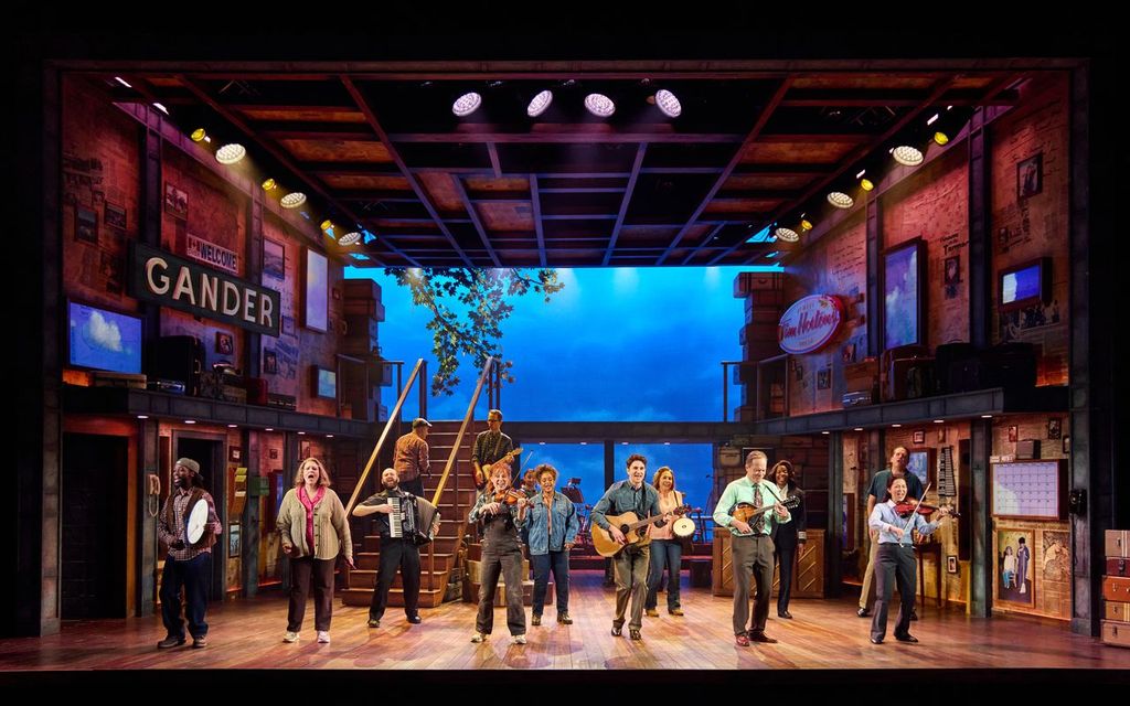 Ending scene in Come From Away